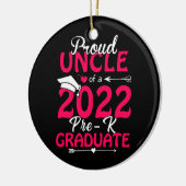 2022年誇りを持った前の卒業生のおじさん セラミックオーナメント (左)