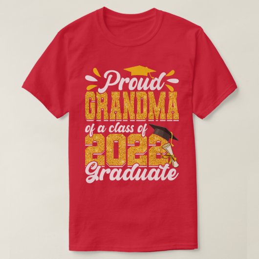 2022年誇りを持った卒のおばあちゃん Tシャツ (デザイン正面)