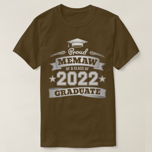 2022年誇りを持った卒卒業クラスのミュー Tシャツ (デザイン正面)