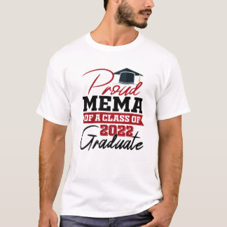 2022年誇りを持った卒業おばあちゃんのクラスのMema Tシャツ