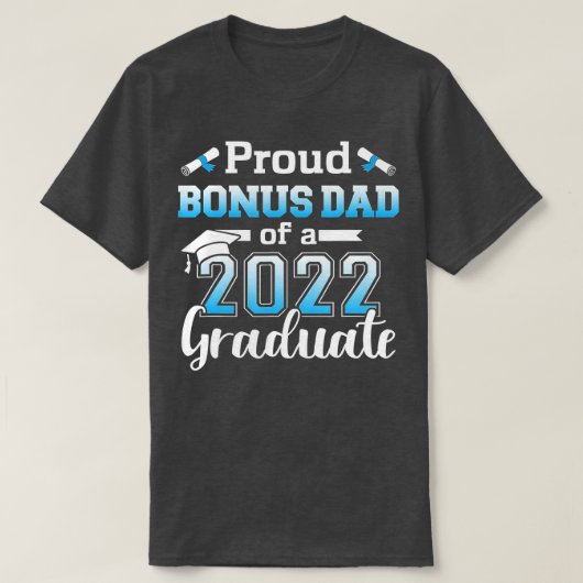 2022年誇りを持った卒業のメンズボーナスパパc tシャツ (デザイン正面)