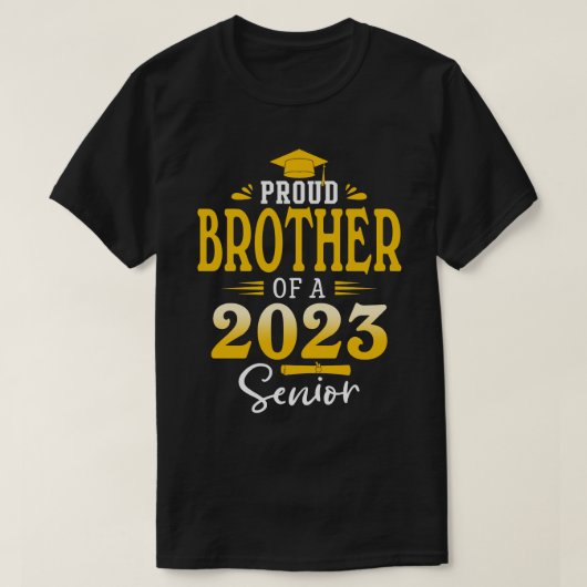 2022年誇りを持った卒業のBROTHER Tシャツ (デザイン正面)