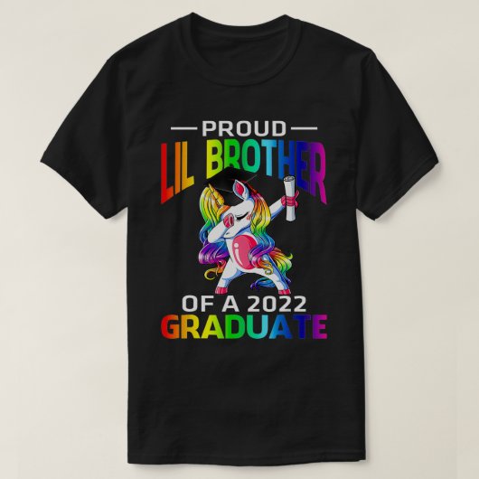 2022年誇りを持った卒業ユニコーン・ダビの弟 Tシャツ (デザイン正面)