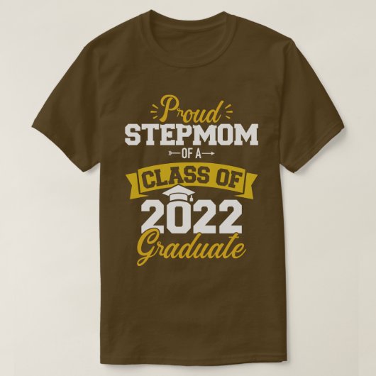 2022年誇りを持った卒業gクラスのstepmom tシャツ (デザイン正面)