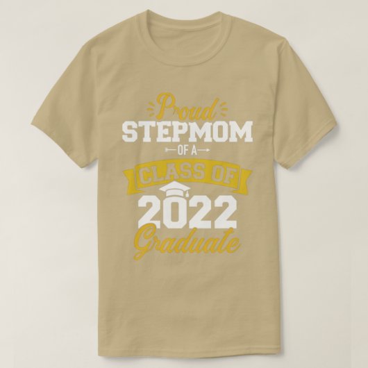 2022年誇りを持った卒業gクラスのstepmom tシャツ (デザイン正面)