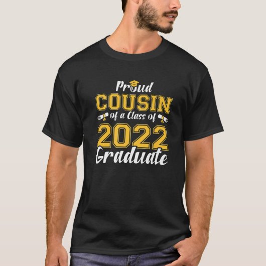 2022年誇りを持った卒業Grのクラスのいとこ Tシャツ (正面)