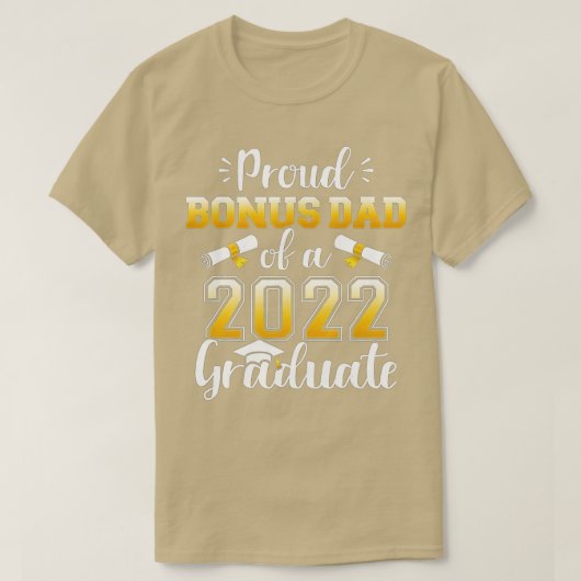 2022年誇りを持った卒業grクラスのボーナスパパ tシャツ (デザイン正面)