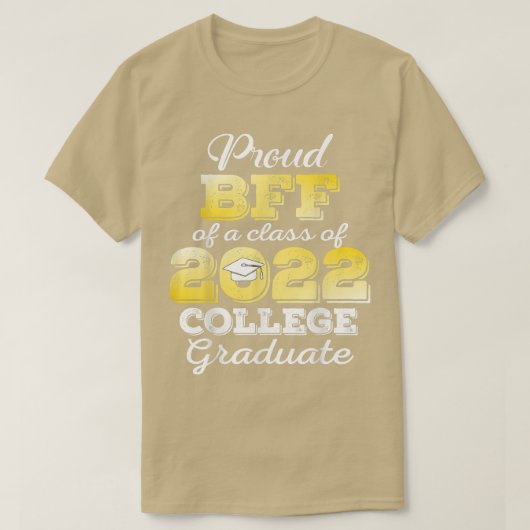 2022年誇りを持った大学大学院22年卒業 Tシャツ (デザイン正面)
