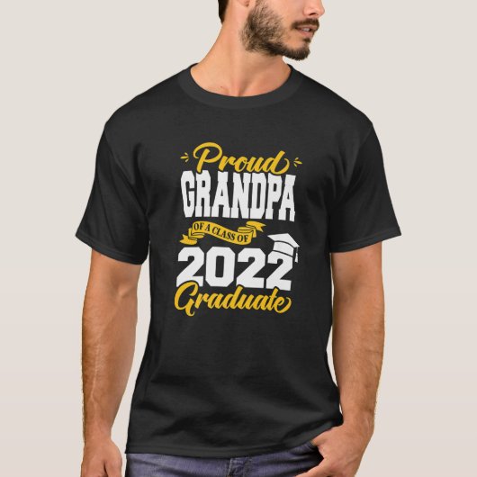 2022年誇りを持った大学院Gのおじいちゃん Tシャツ (正面)