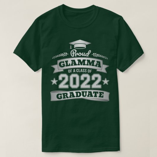 2022年誇りを持った学卒卒業生の栄光 Tシャツ (デザイン正面)