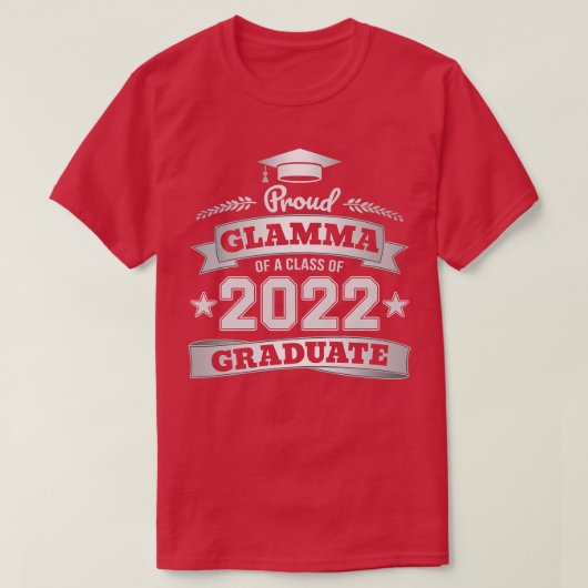 2022年誇りを持った学卒卒業生の栄光 Tシャツ (デザイン正面)