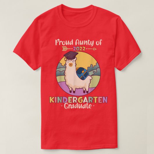 2022年誇りを持った幼稚園卒園おばあちゃん可愛い Tシャツ (デザイン正面)