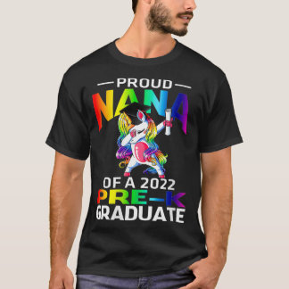 2022年誇りを持ったPreK卒業生ユニコーンのWomens Nana Tシャツ