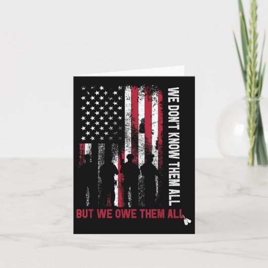 2022年追悼の日 私たちは彼ら全員を知らないが、しかし私たちは カード (正面)