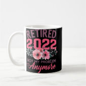 2022年退職した女性向け退職金2022かわいい コーヒーマグカップ (左)