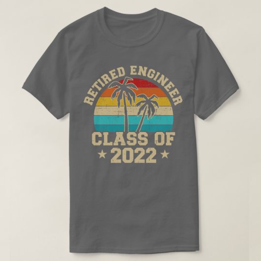 2022年退職した退職の技術者クラス Tシャツ (デザイン正面)