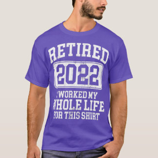 2022年退職した退職ユーモア Tシャツ