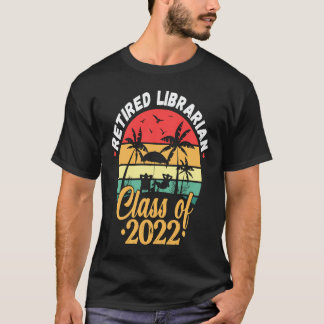 2022年退職司書クラス 退職おめでとう Tシャツ