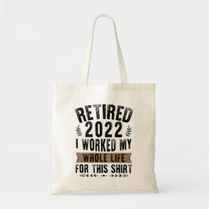 2022年退職 おかしい人生でした トートバッグ