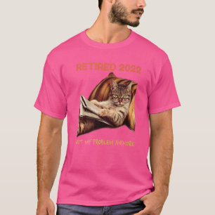 2022年退職 関係ない 猫の退職 Tシャツ