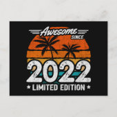2022年限定 レトロかっこいい 2022年から誕生 ポストカード (正面)