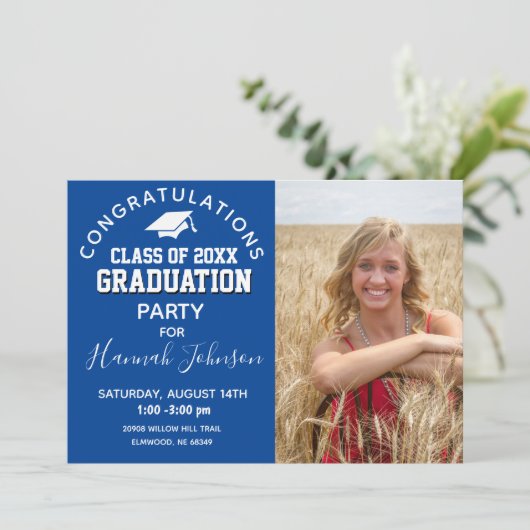 2022年高校卒業 案内状 (スタンド正面)