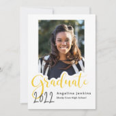 2022年黄色い写真の発表 案内状 (正面)