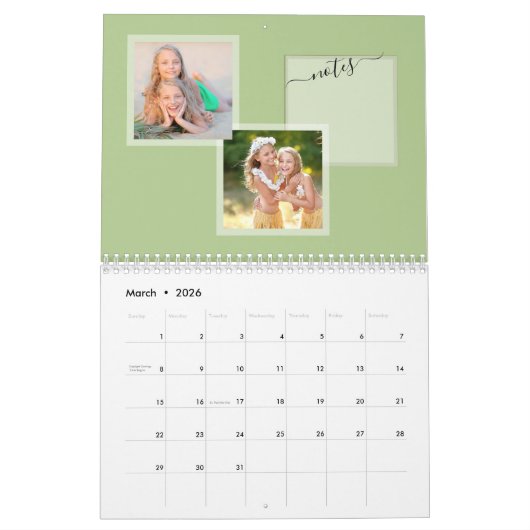 2022年1カ月の冬の森の写真2写真 カレンダー (3月 2026)