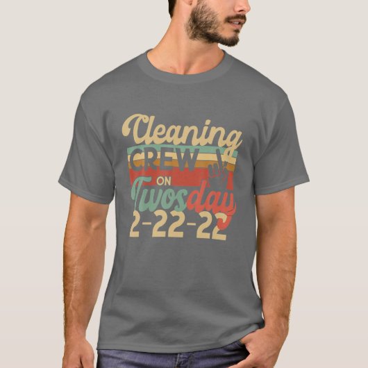 2022年2月22日(土)の清掃クルー Tシャツ (正面)