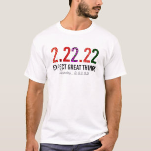 2022年2月22日(火)おもしろい 2/22/22 Tシャツ