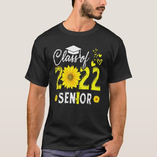 2022年22年22年20月22日ひまわり卒業 Tシャツ (正面)
