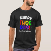 2022年22/22/22月22日(火)おめでとう Tシャツ (正面)