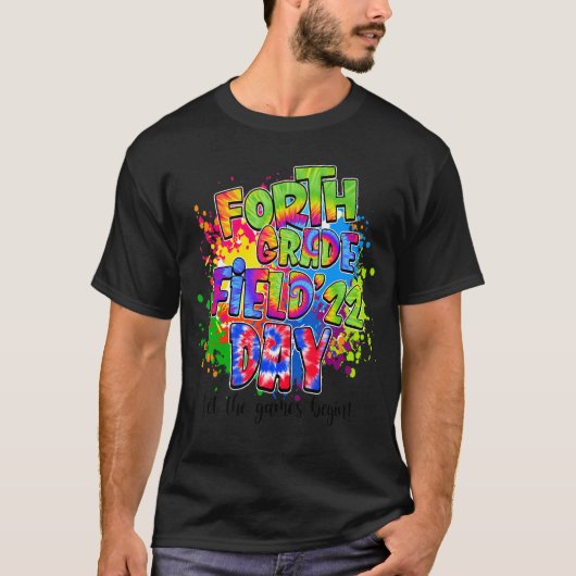 2022年4年生絞り染めカラーGa Tシャツ (正面)