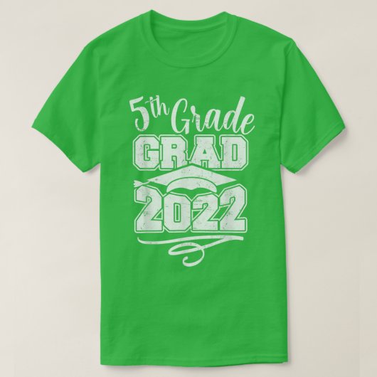 2022年5年生 – シャツにサイン(バック) T-Sh Tシャツ (デザイン正面)