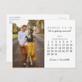 2022年5月のカレンダーを保存する鉛筆 ポストカード (正面/裏面)