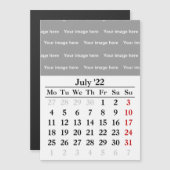 2022年7月カレンダー磁気カード (正面/裏面)