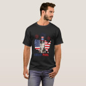2022年7月独立記念日アメリカ国旗 Tシャツ (正面フル)