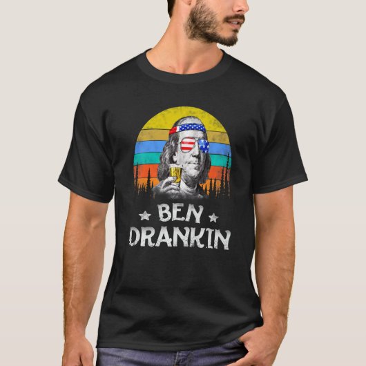 2022年7月独立記念日アメリカ国旗 Tシャツ (正面)