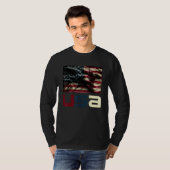 2022年7月独立記念日アメリカ国旗 Tシャツ (正面フル)