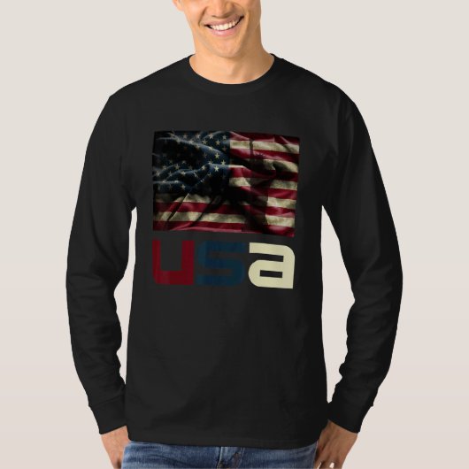 2022年7月独立記念日アメリカ国旗 Tシャツ (正面)