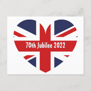 2022年7月70日イギリス国旗はがき ポストカード