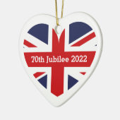 2022年7月70日/イギリス国旗 セラミックオーナメント (左)