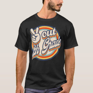 2022年8年生レトロ卒業クラス Tシャツ