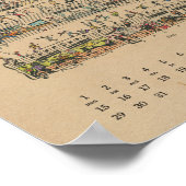 2022年8月ハッピー・ノーツカレンダー ポスター (角)