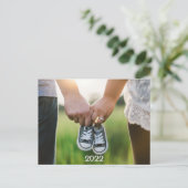 2022年 妊娠発表 フォト ポストカード (スタンド正面)