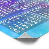 2022年 月別カレンダー ボヘミアンワークス 3枚の写真付き ポスター (角)