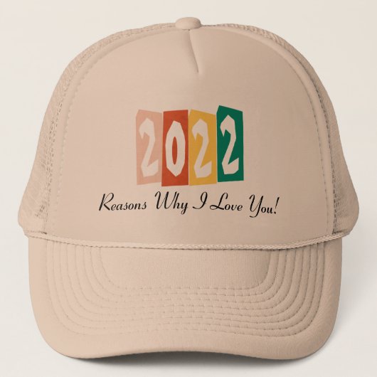 2022年 私があなたを愛する理由 キャップ (正面)
