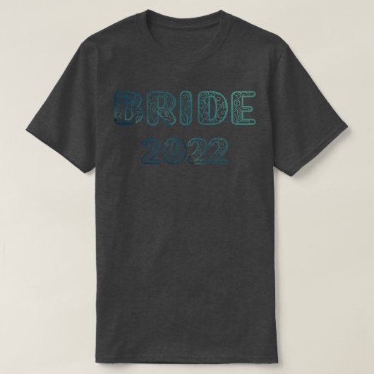 2022年 花嫁 ウェディングTシャツ ブライズパーティー Tシャツ (デザイン正面)