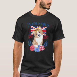 2022年 英国君主 エリザベス女王 プラチナ・ジュビリー Tシャツ