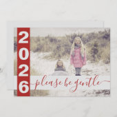 2022年、赤おもしろいいお願いします。 シーズンカード (正面/裏面)